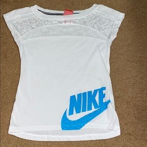 White Nike Top